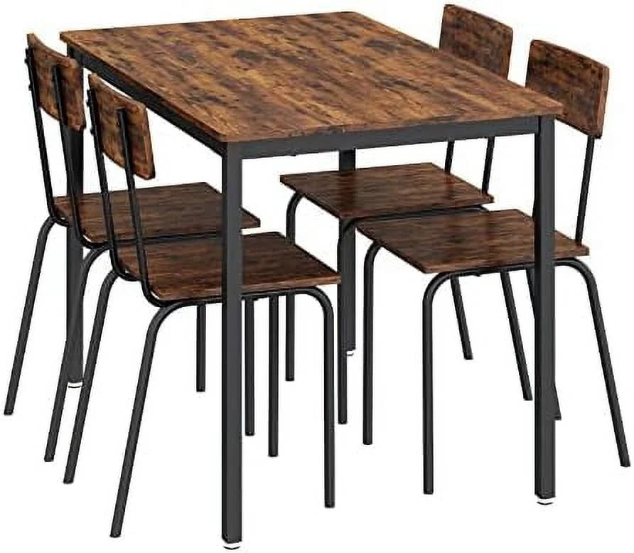 3 Pieces 2-Tier Round Pub Bistro Table and PU Upholstery Stools with Backrest F121