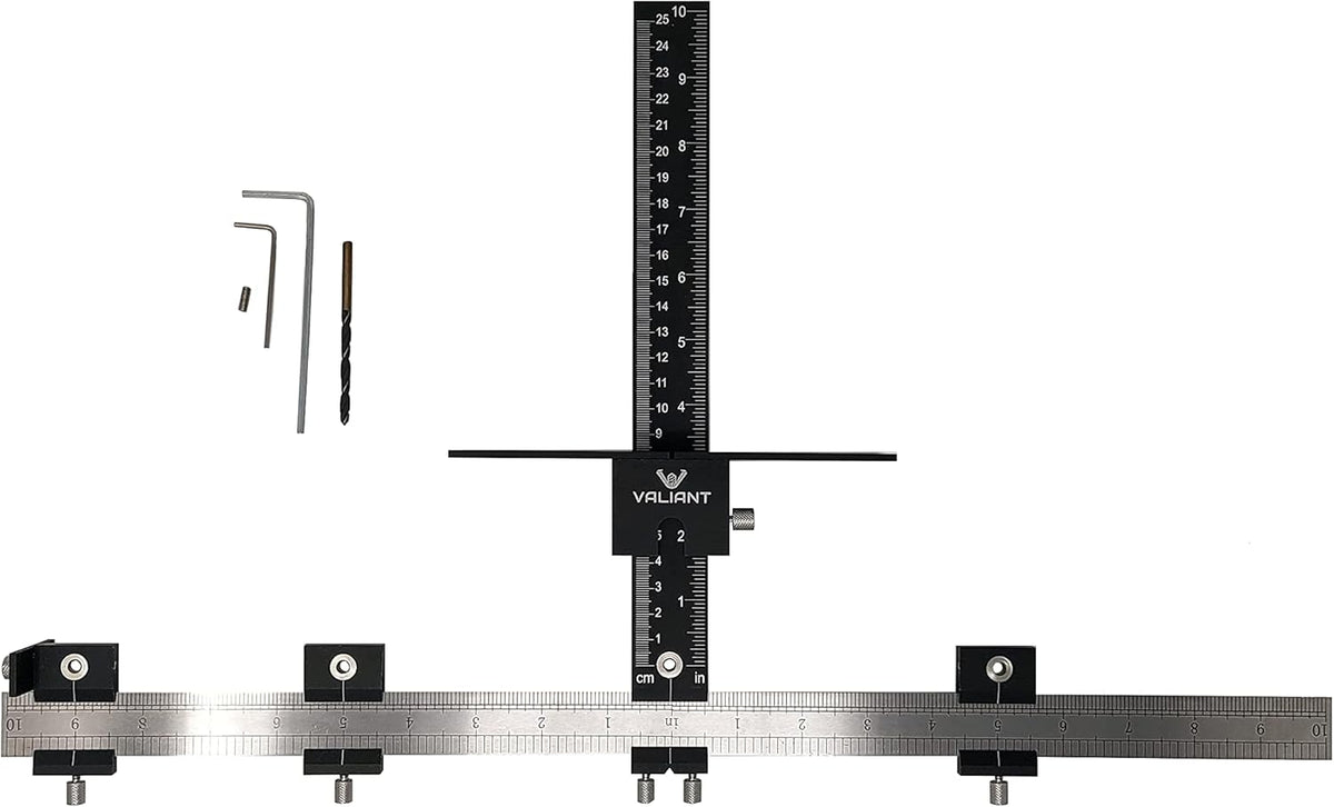 Aluminum+ABC Extended 20 INCH Ruler Cabinet Hardware Jig Template Tool H574