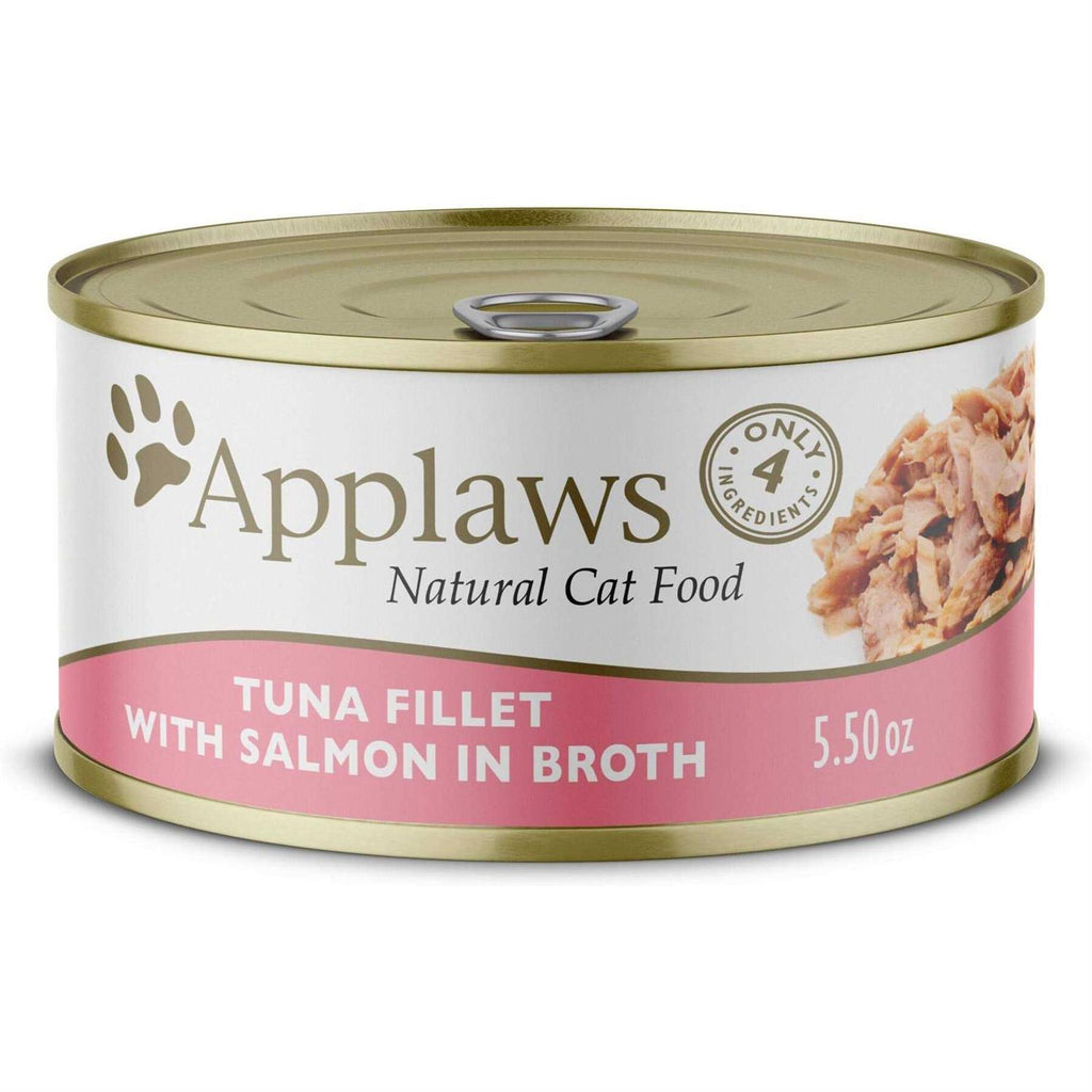 Tuna & Salmon in Broth Canned Wet Cat Food Z332667