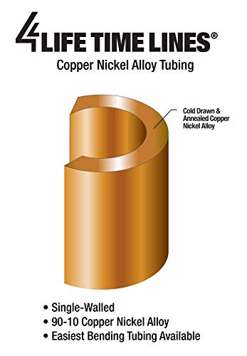 3/16" x 25' Copper-Nickel Brake Line Tubing Coil & Fitting Kit N22563