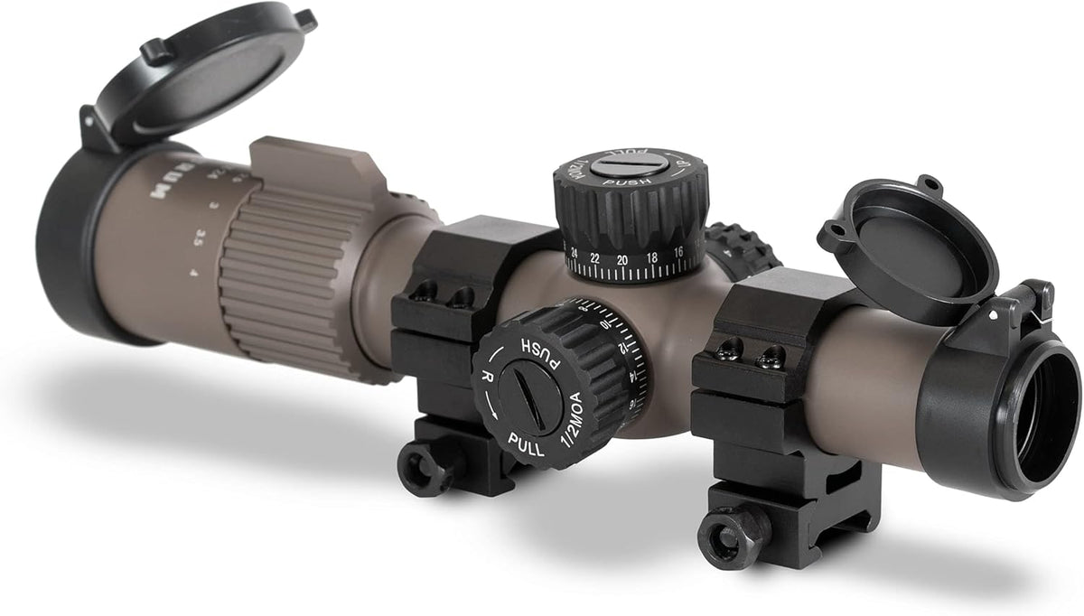 1-4x24 First Focal Plane Rifle Scope with Illuminated BDC Reticle N21082