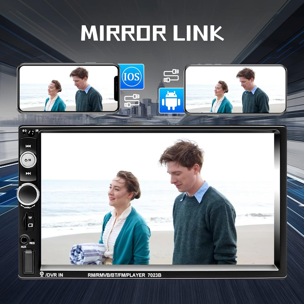 7 MP5 Player Car Stereo with Bluetooth Backup Camera D790383