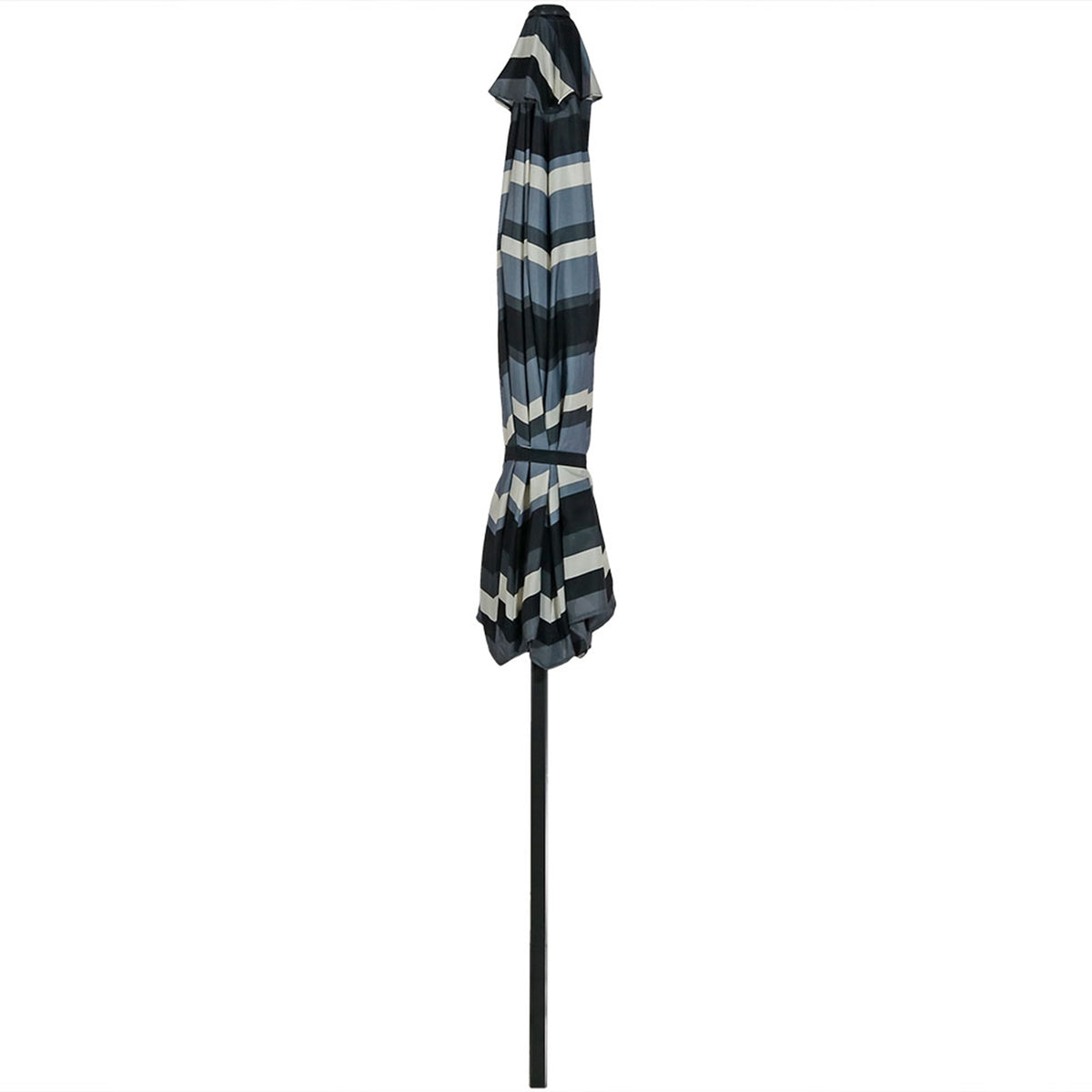 Striped 9' Patio Umbrella with Push Button Tilt & Crank A769