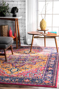 Orange Persian Accent Rug 3' x 5' S100782