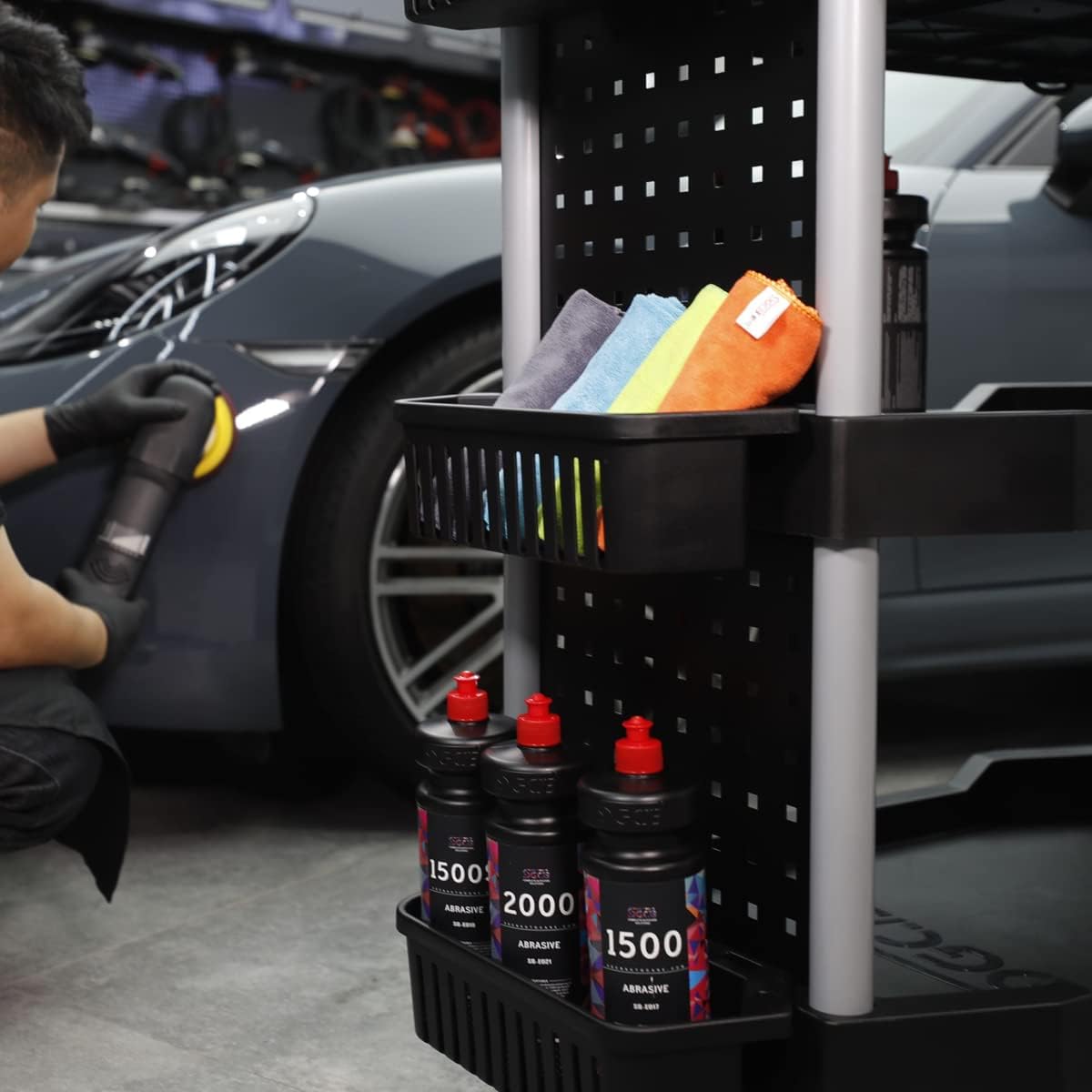 3-Tier Rolling Utility Cart with Wheels V210