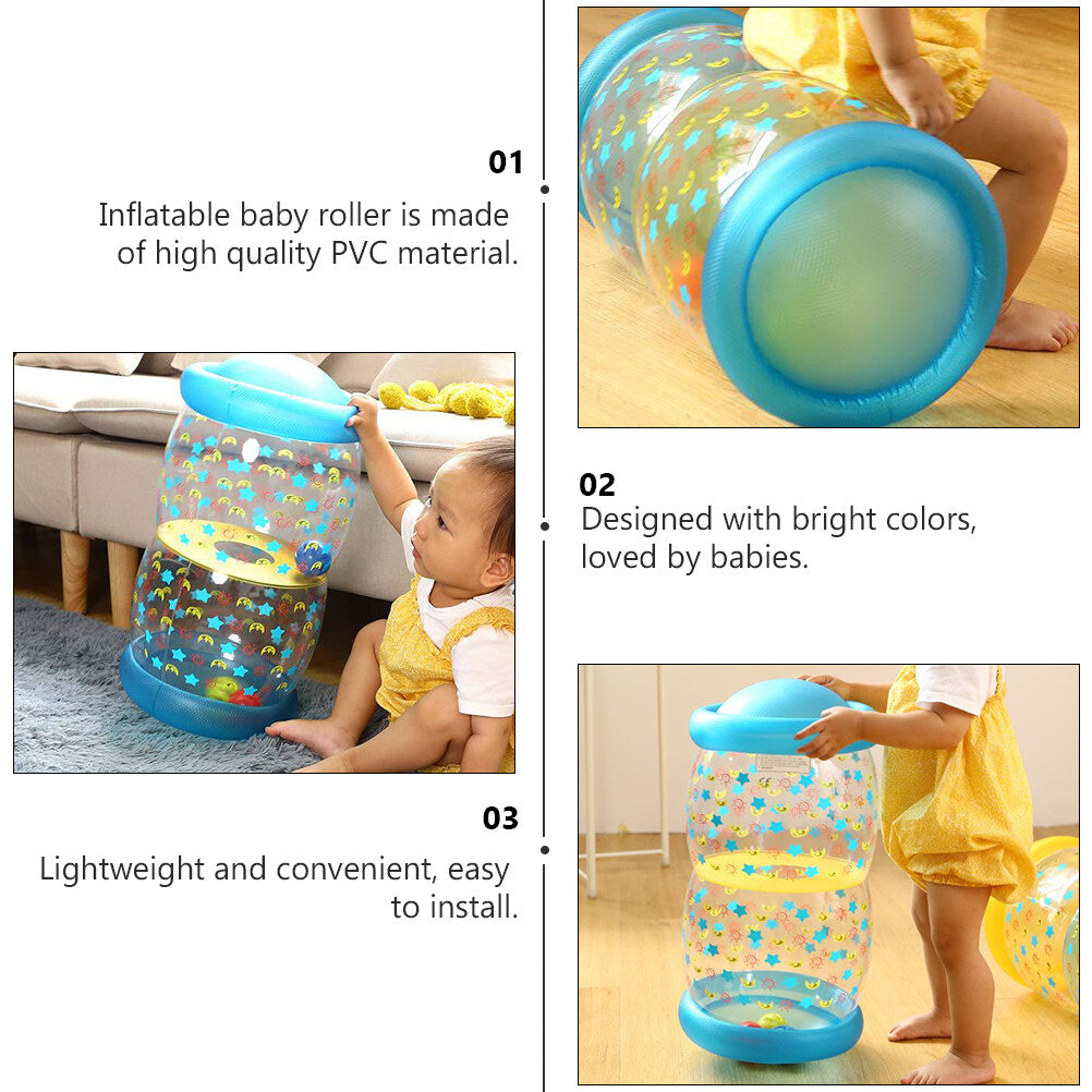 Inflatable Crawling Roller Toy Baby Crawling Practice Toy V22158