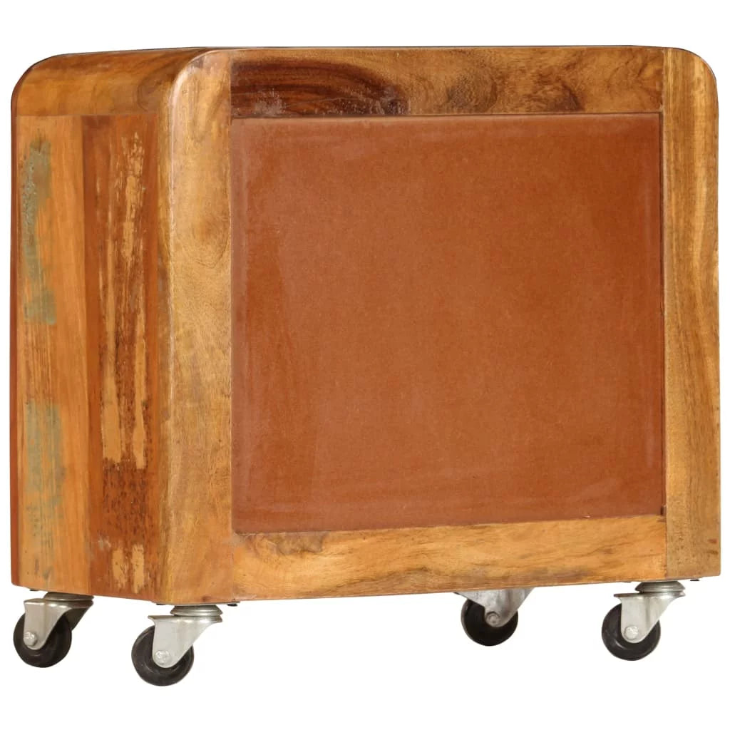 Solid Reclaimed Wood Bedside Cabinet A434