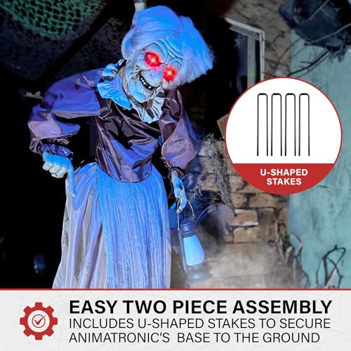 5.5-Ft Animatronic Animated Standing Masquerade Lady L58713