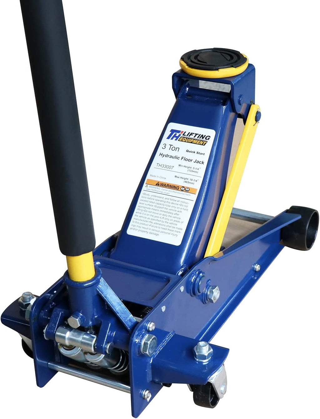 3 Ton Heavy-Duty Steel Hydraulic Floor Jack with Double Pumps O46193