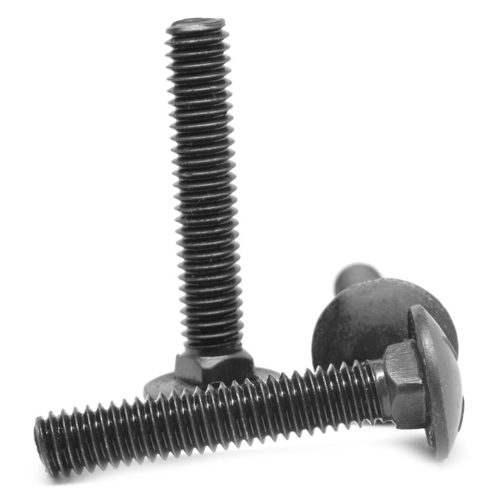 Black Oxide Coarse Thread Carriage Bolt D5478