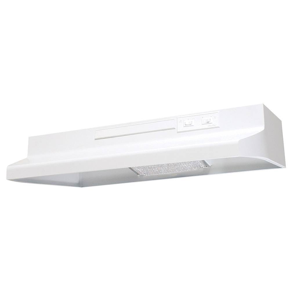 White 2-Speed Under Cabinet Range Hood T833