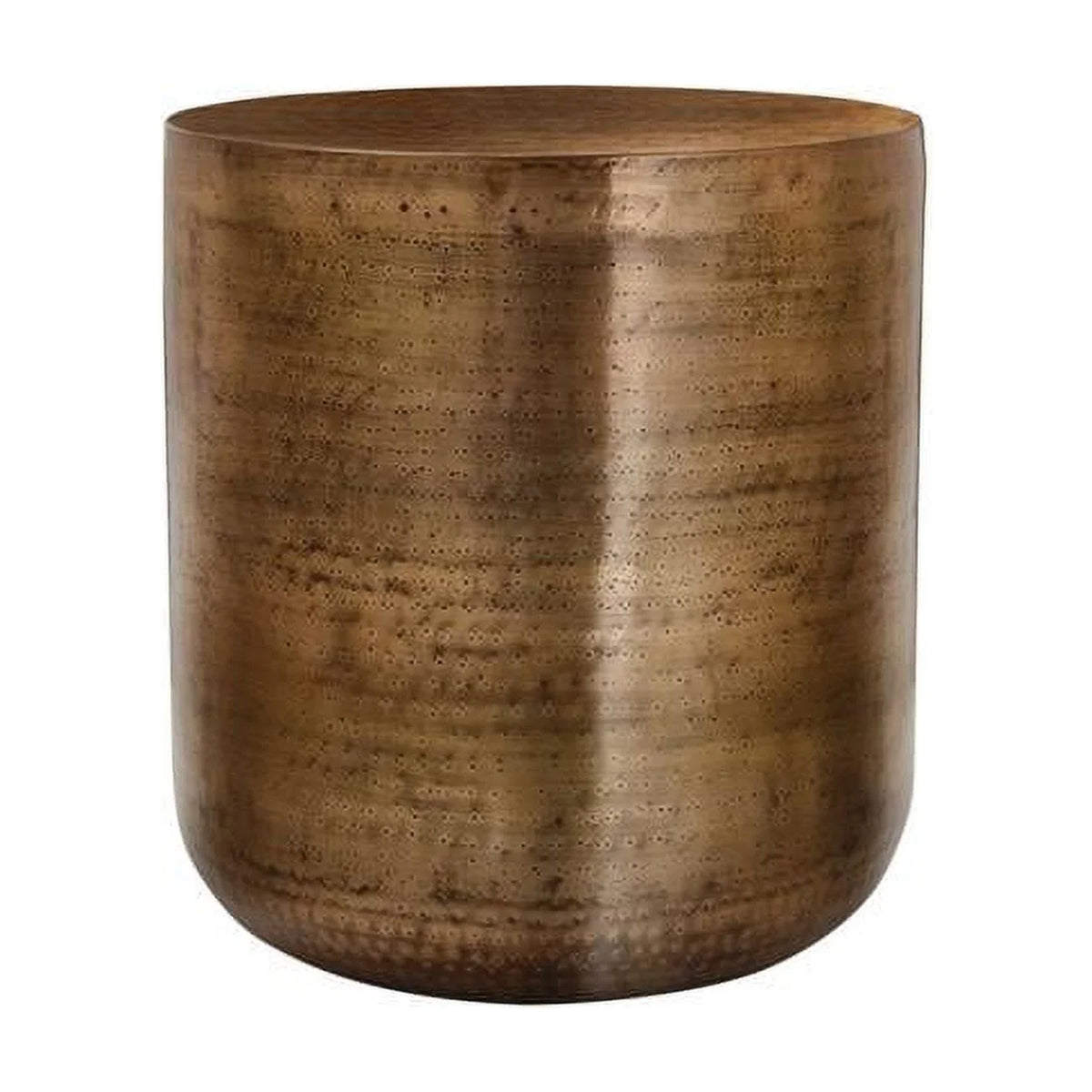 Antique Copper Metal Accent Table W8696
