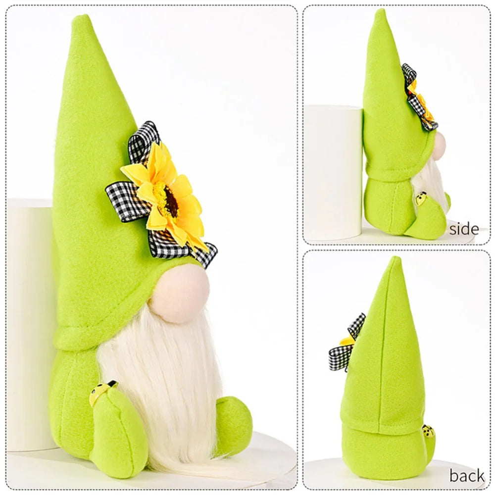 Sunflower Gnome Plush Doll O6995
