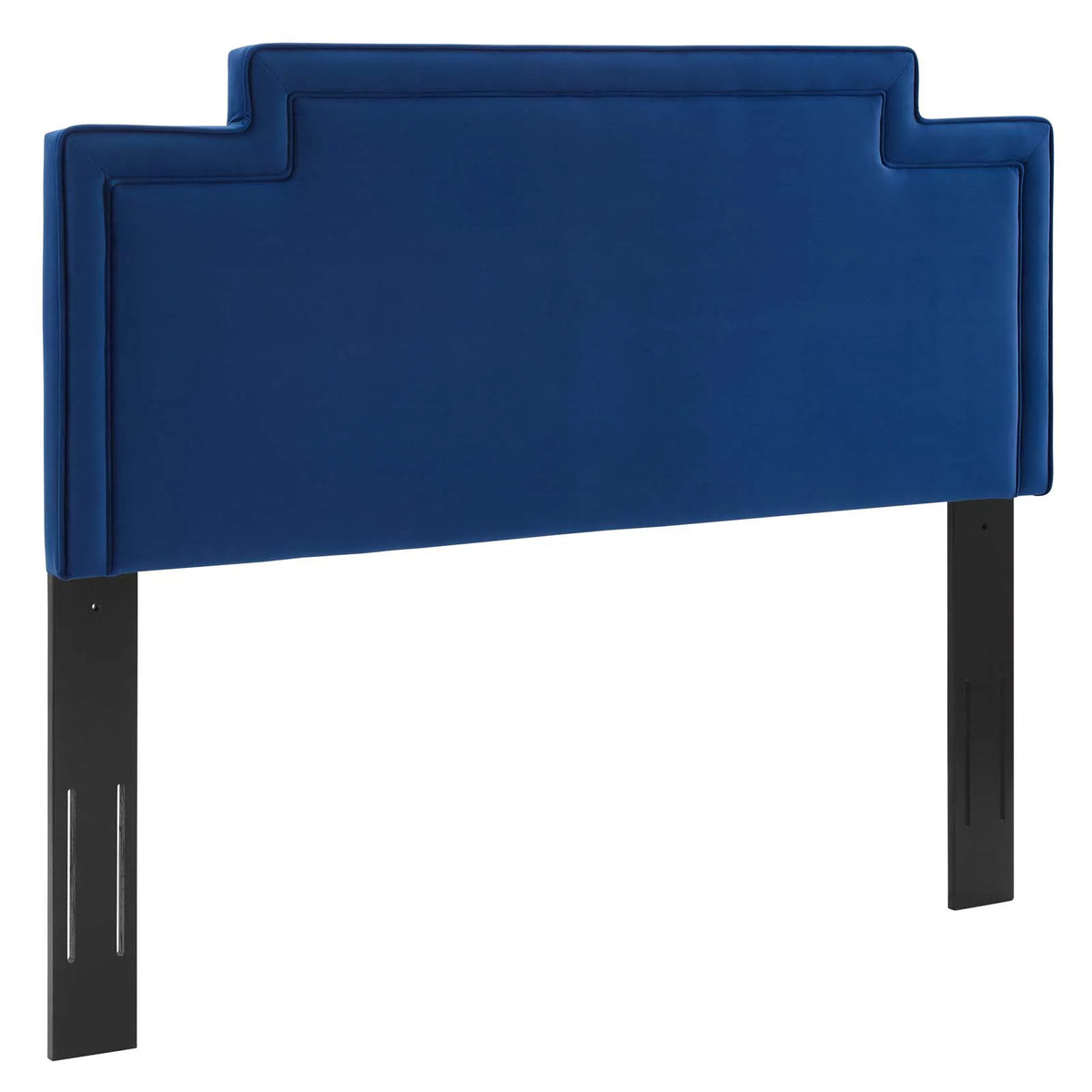 Navy Performance Velvet Full/Queen Headboard J5115