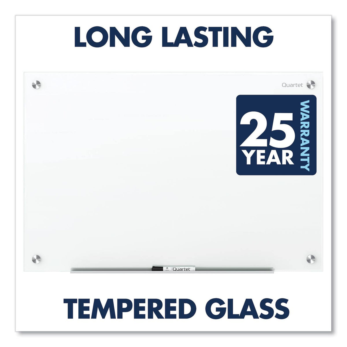 Glass Magnetic Dry-Erase Board J1992