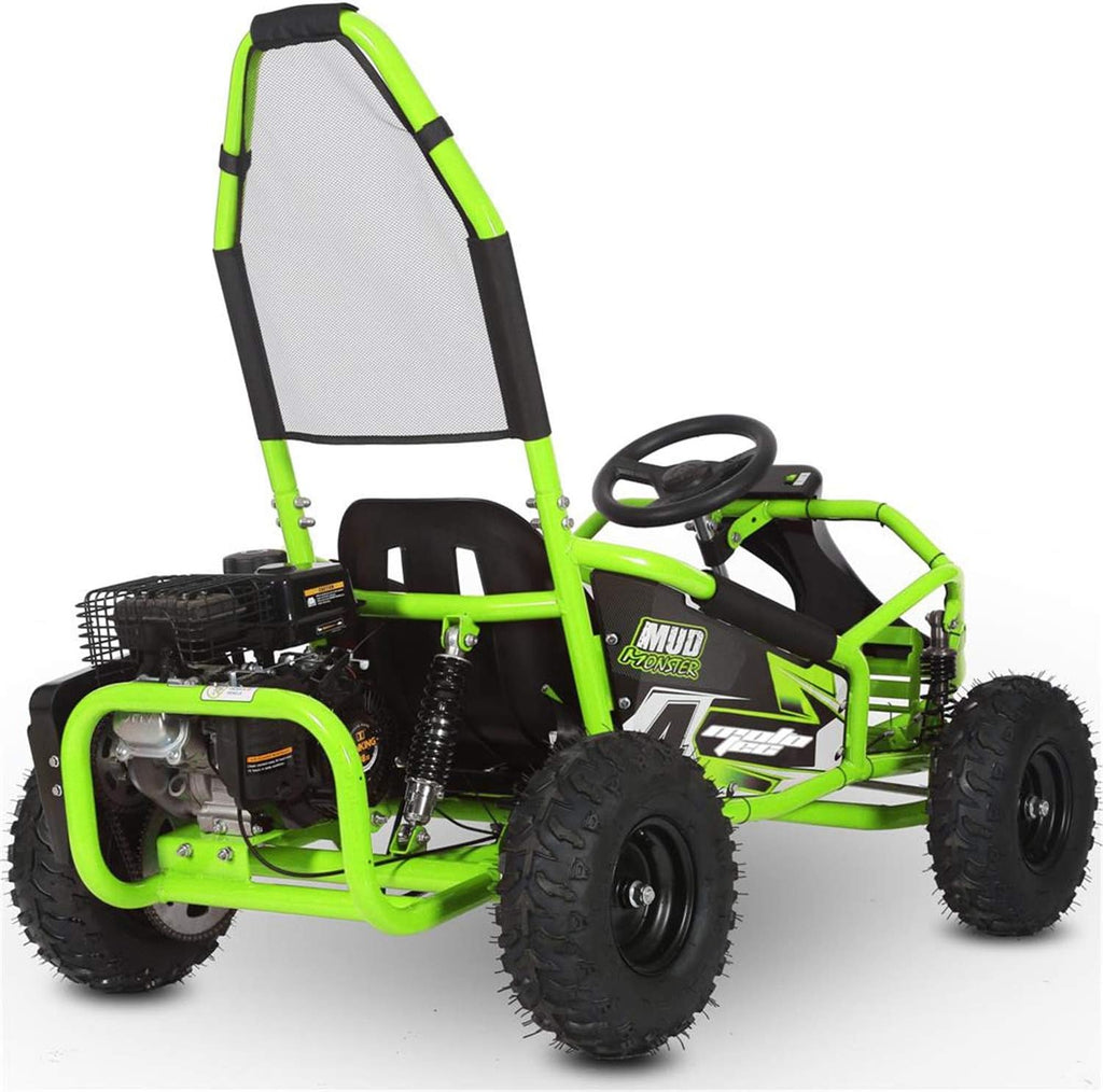 98cc Full Suspension Green Go Kart C34368