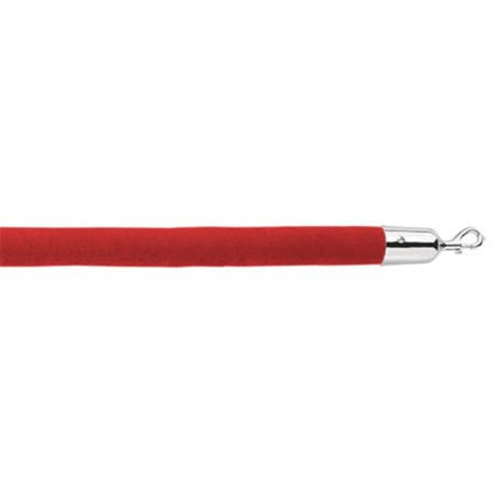 Velour Rope with Polished Hooks D70139