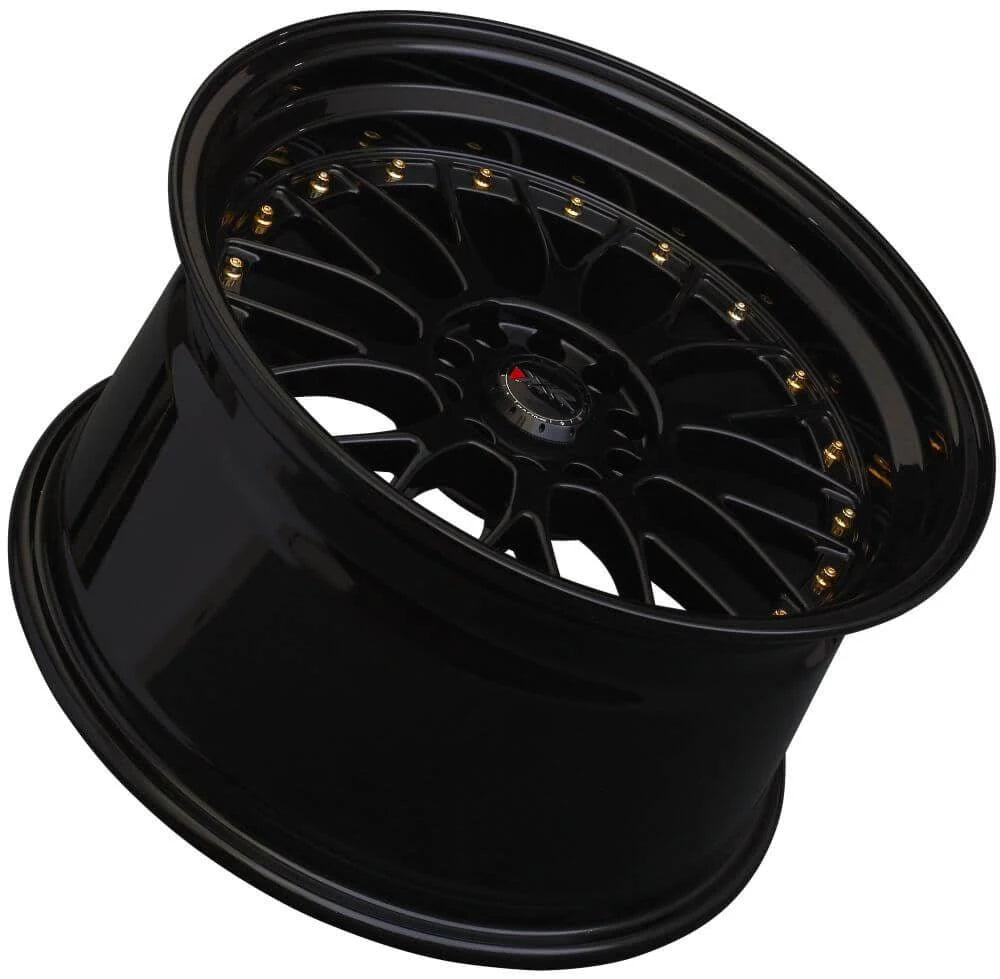 Black Wheel with Custom Rivets 20 x 8.5 in. Plus 32 Offset 5 x 114.3 Bolt Pattern 73.1 mm Hub E80320