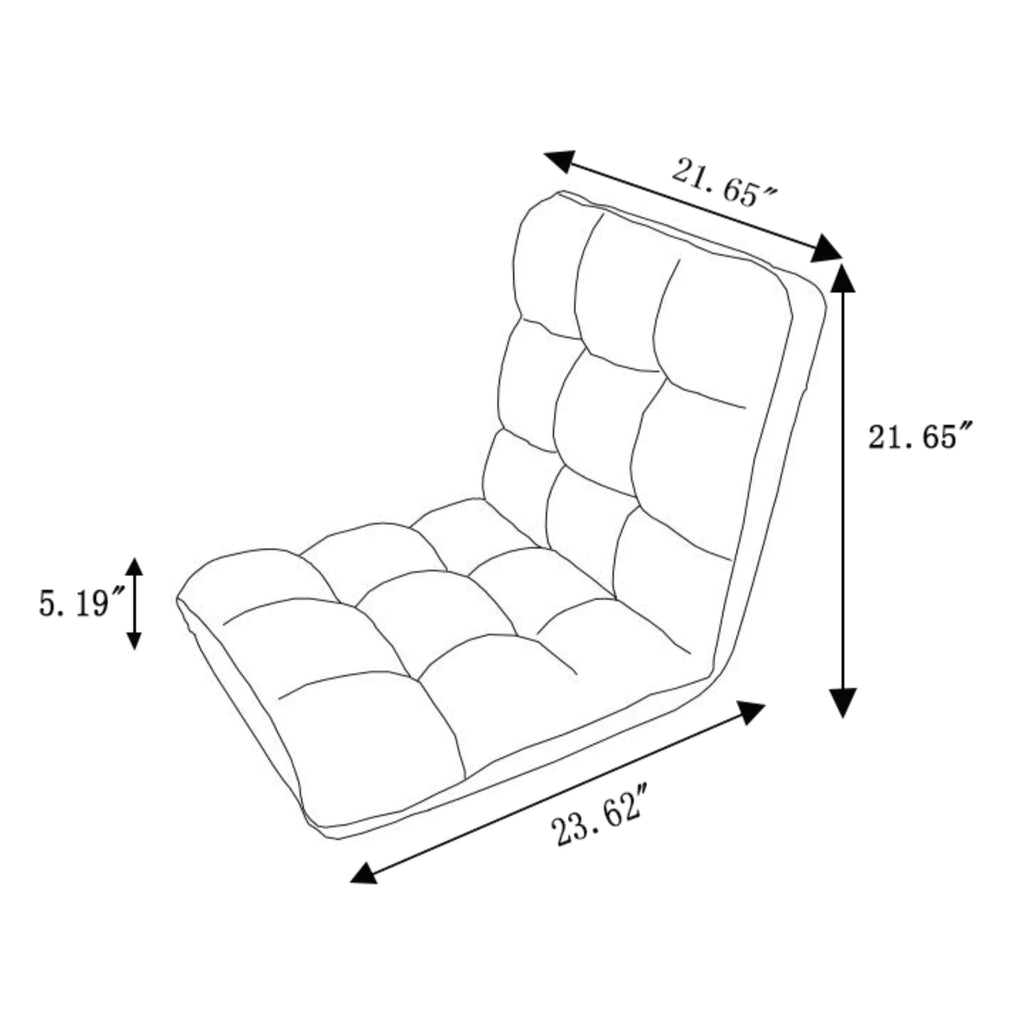 Black Microplush Recliner Chair R73324
