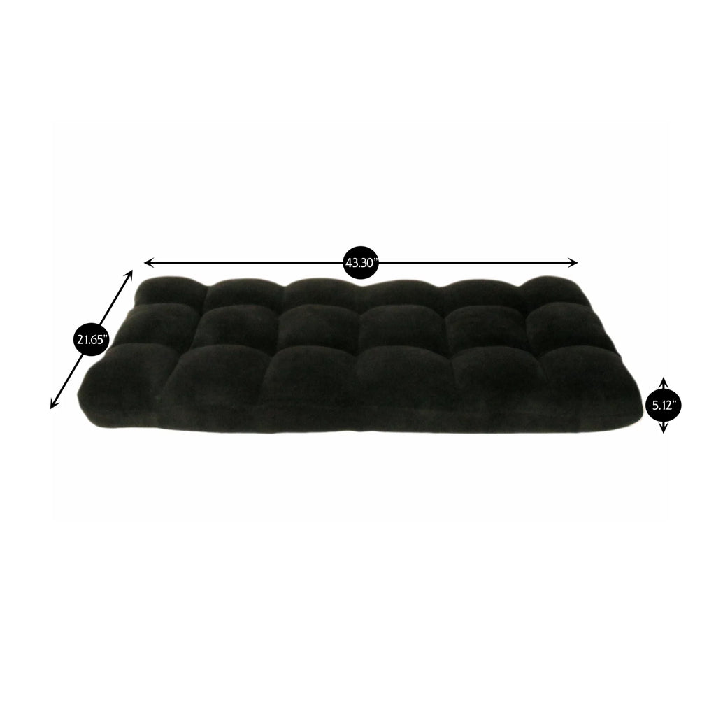 Black Microplush Recliner Chair R73324