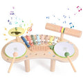 7 in 1 Kids Wooden Xylophone Drum Set P725