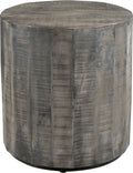 Distressed Grey Accent Table U91779