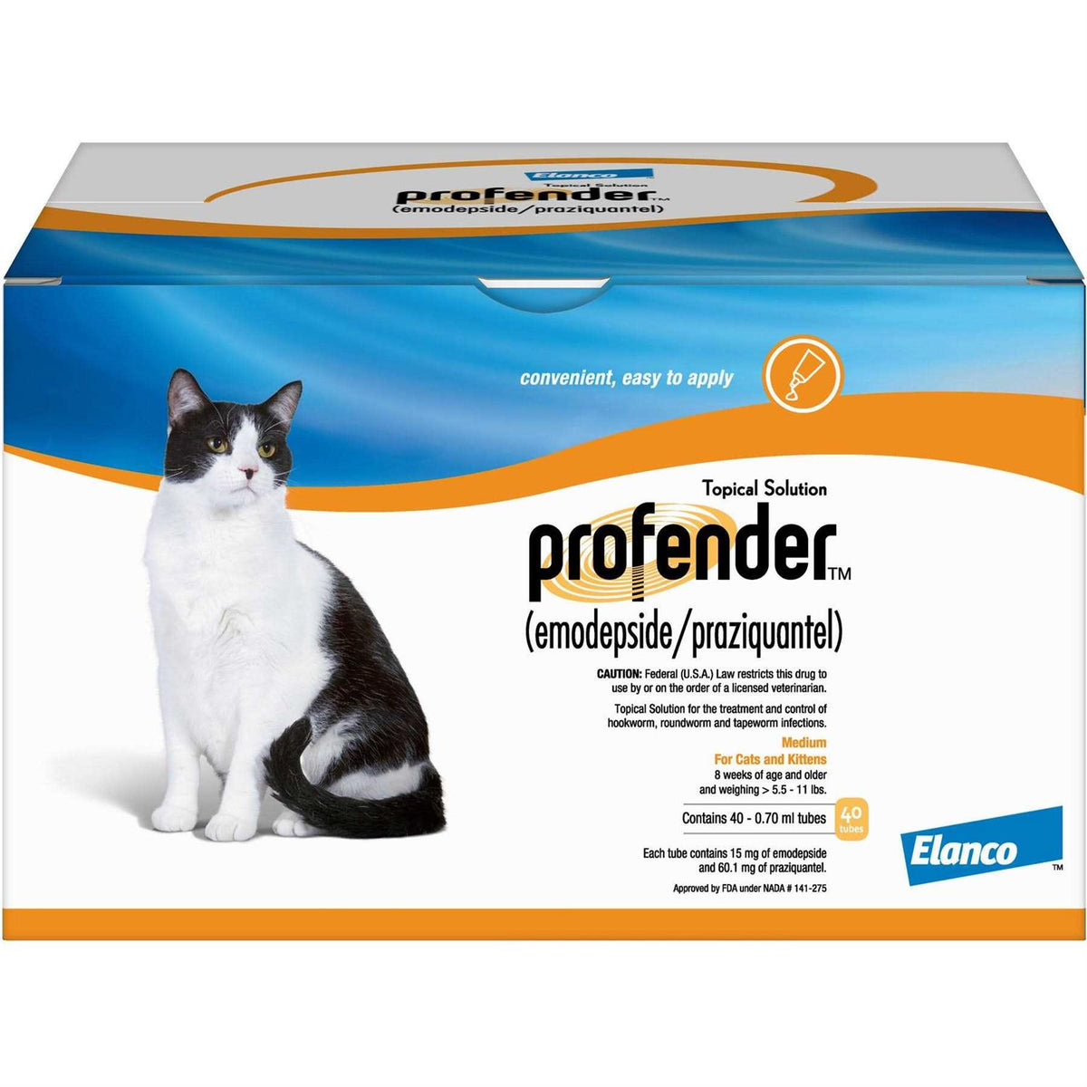 Medium Cats 5.6-11lbs 0.7ml tube X233700