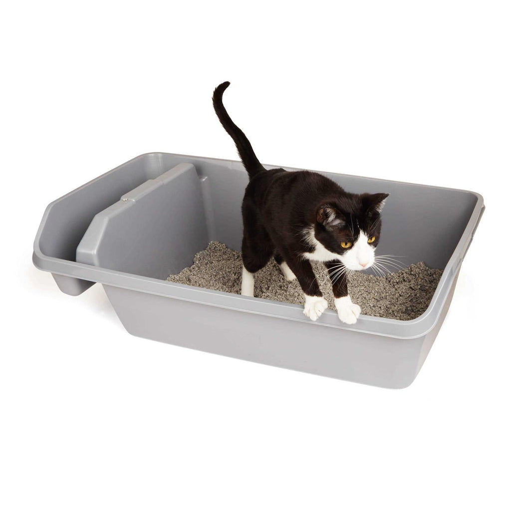 King-Size Compartment Cat Litter Pan Q5002