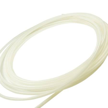 White Semi-Clear Plastic Tubing Inner Diameter 0.062 inch Outer Diameter 1/8 inch 5 P4717