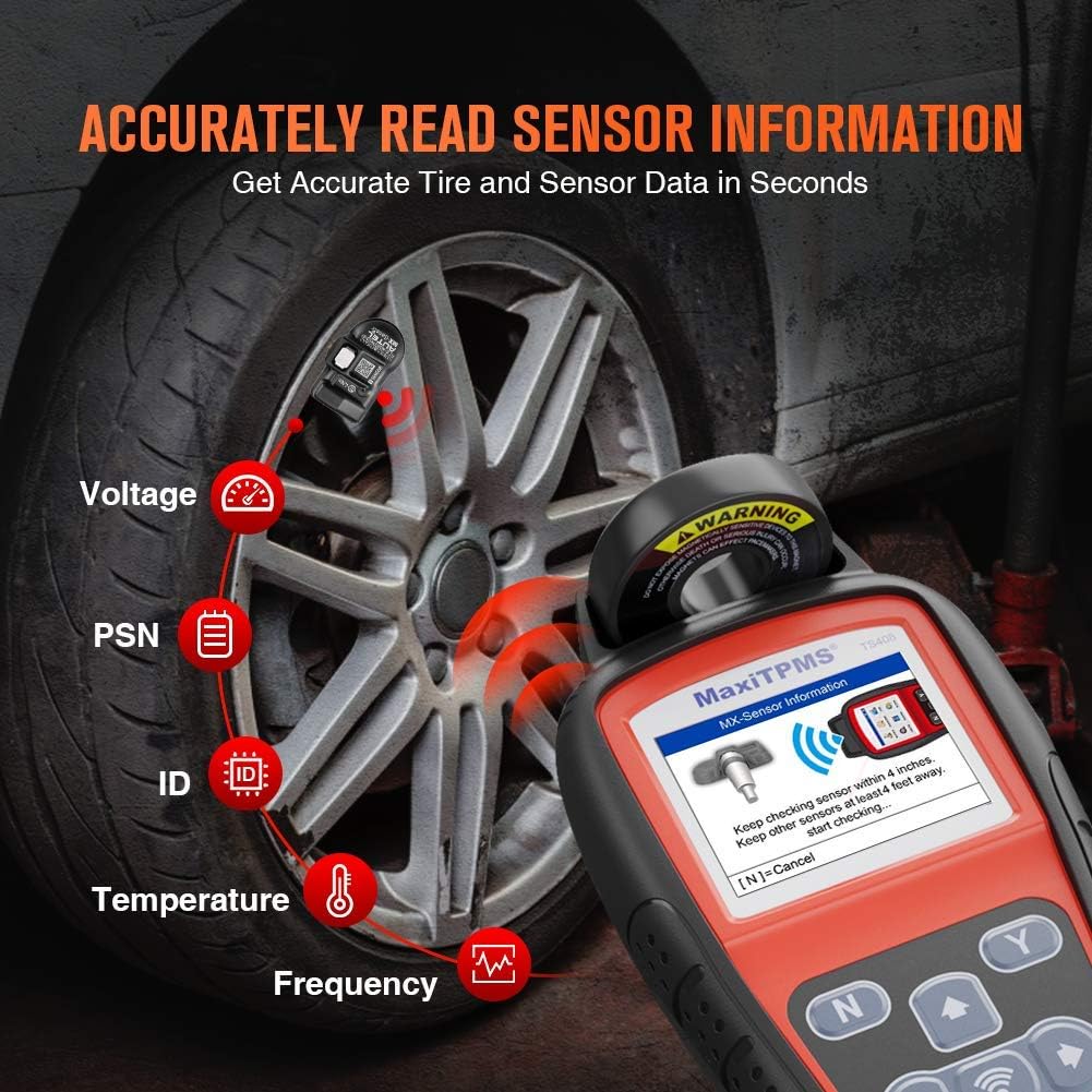 TPMS Relearn Tool TS408 Tire Pressure Monitor Sensor Programming Tool F719