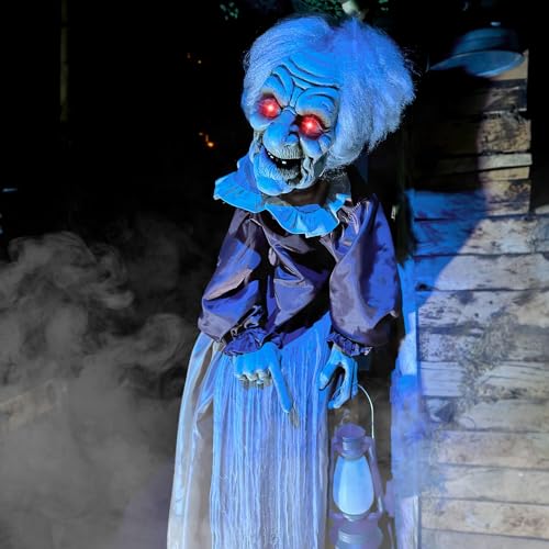 5.5-Ft Animatronic Animated Standing Masquerade Lady L58713