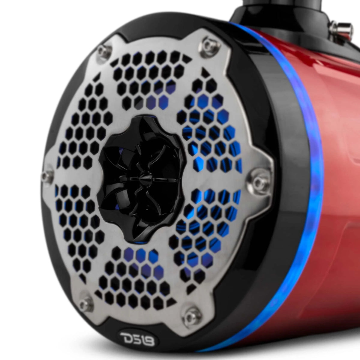 6.5" Neodymium Marine Towers with Passive Radiator, 1" Driver & RGB LED Light, 450 Watts (Pair) V188