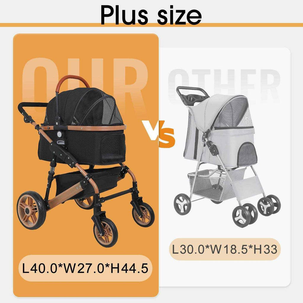 4 Wheels Folding Lightweight Pet Stroller Q819926