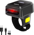 Portable Ring Barcode Reader Scanner Bluetooth 2.4Ghz Wireless USB Wired L38237
