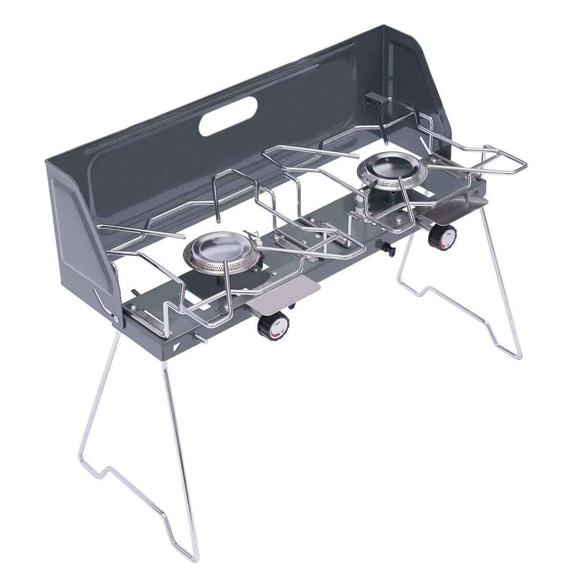 14inch 2 Burner Butane Gas Camping Stove Cooktop P37828