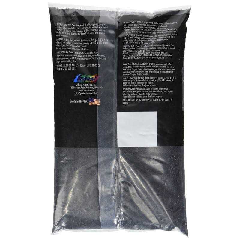 Black Aquarium Sand O110194