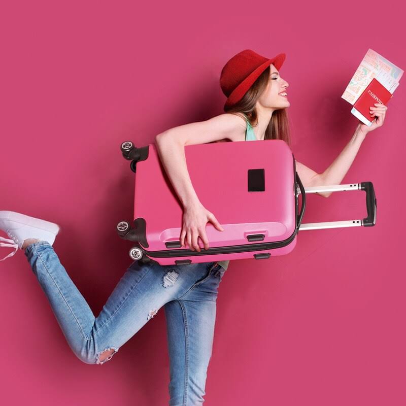 Pink Carry-On Hardcase Spinner Z6733