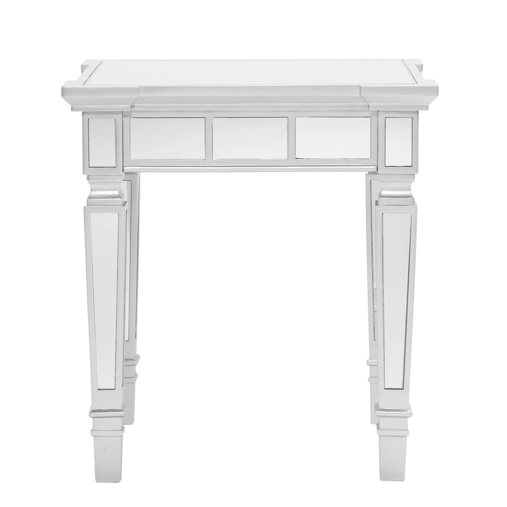 Mirrored Square End Table T950940