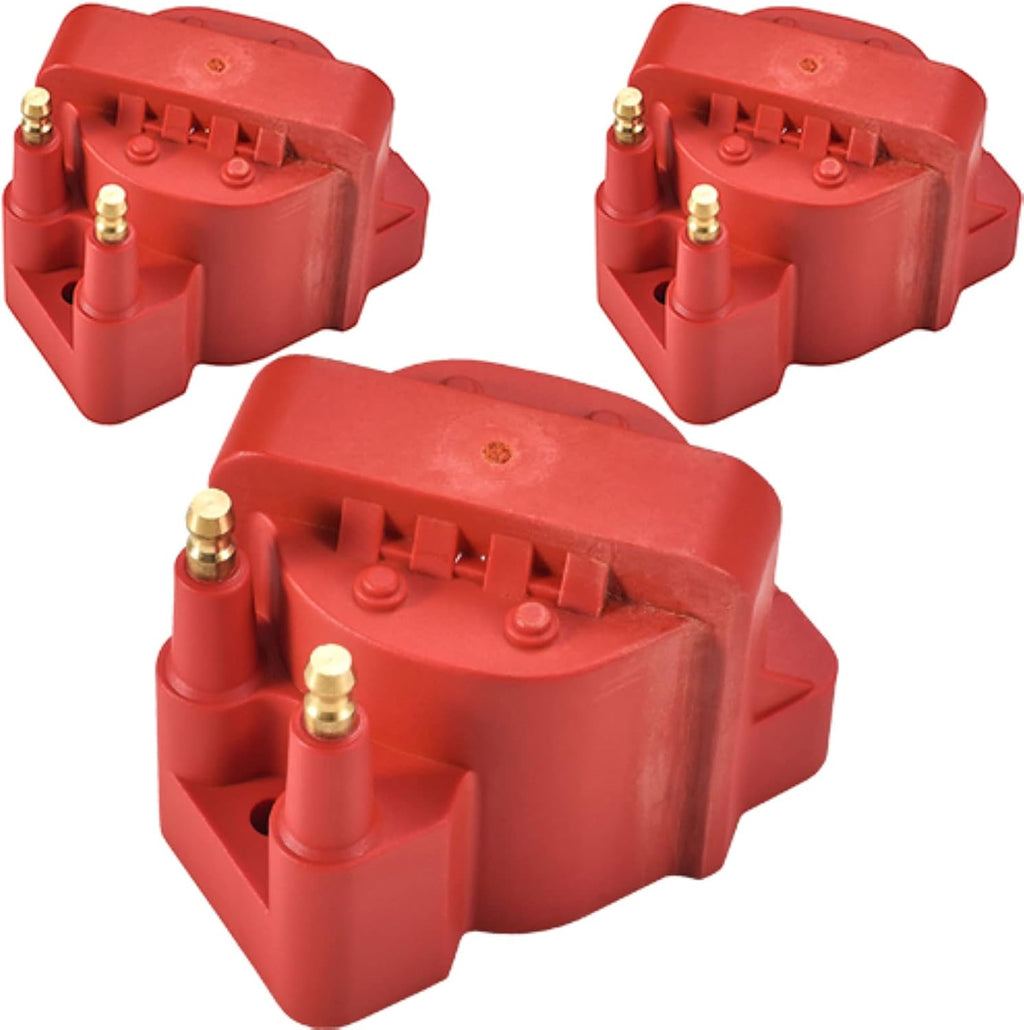 3pcs Ignition Coil Pack for Chevrolet Buick Cadillac Oldsmobile Pontiac L4 3.6L V6 T66532