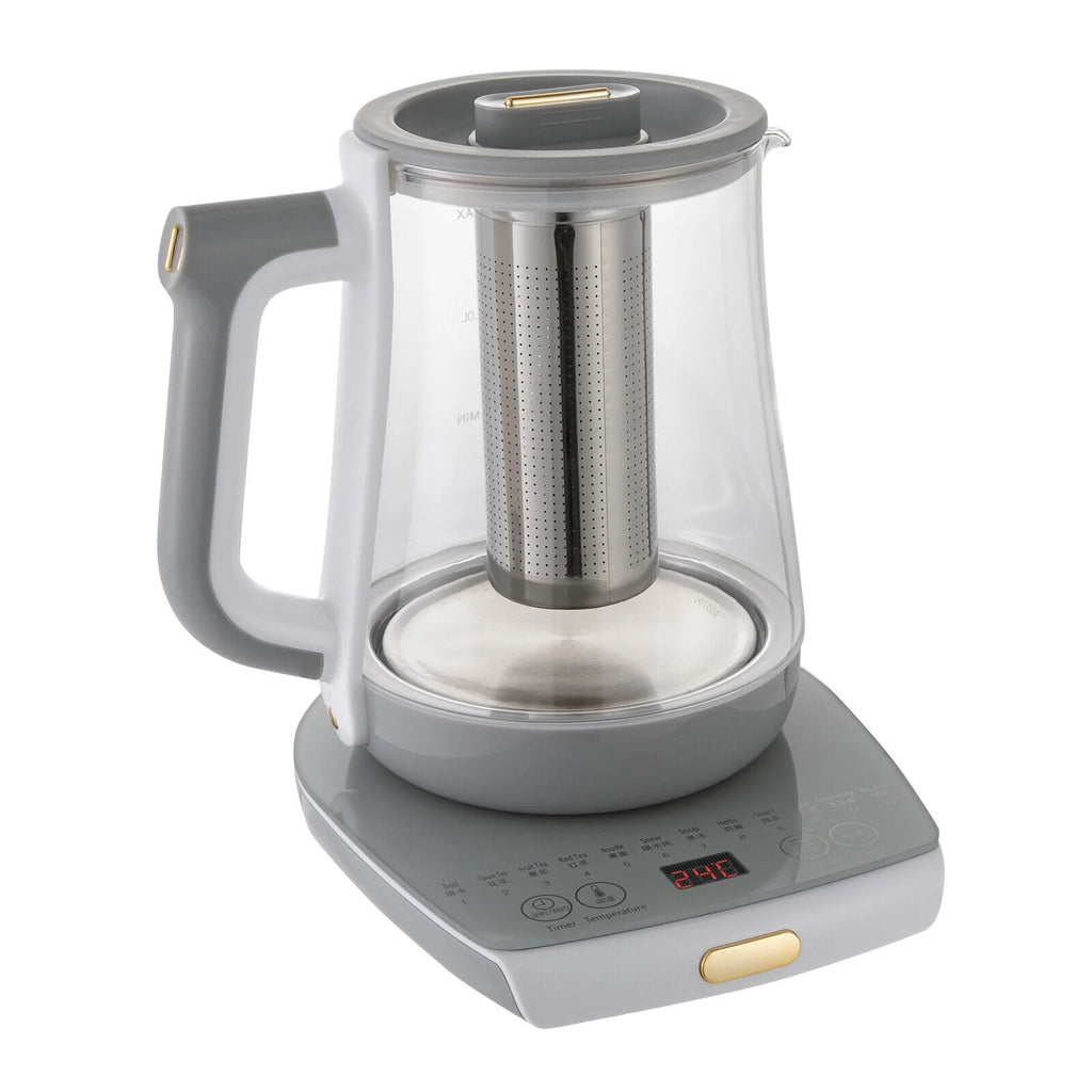 1.8L Electric Glass Tea Kettle with Temperature Control T209396