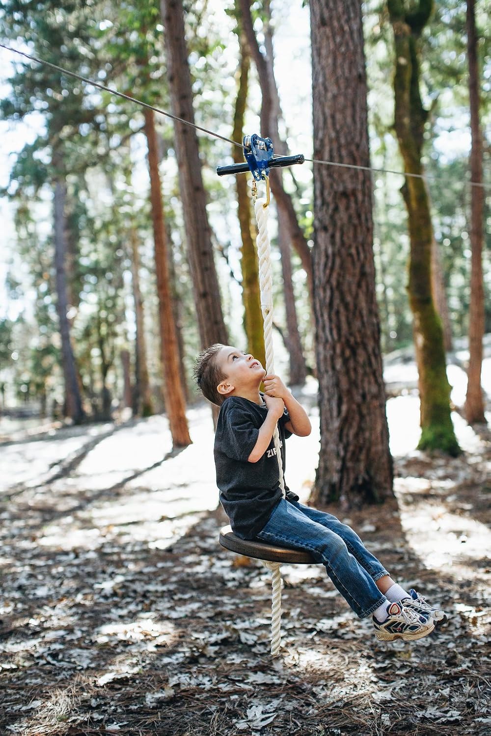 Zip Line Kit with Seat & Carabiner P424