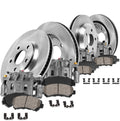 Front + Rear Calipers + Rotors + Ceramic Pads Kit I170