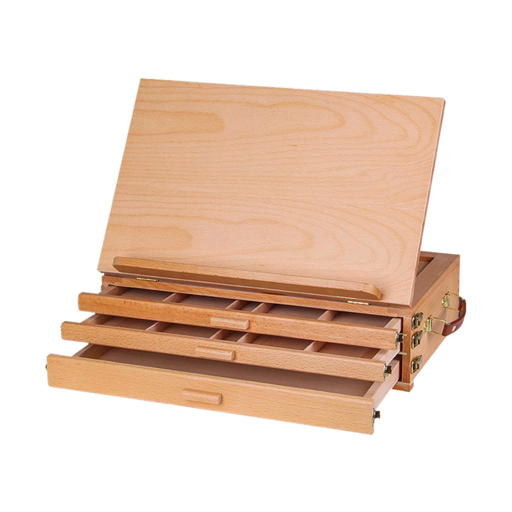 Wood Adjustable Drawing Desk Easel 40x27CM L585