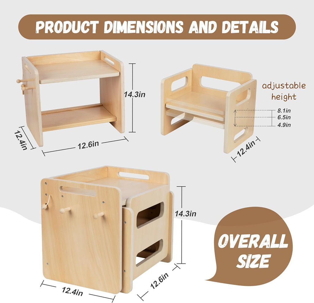 Montessori Weaning Table and Chair Set J46194