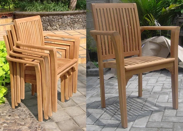 6 Seater 7 Pc Teak Dining Set E259