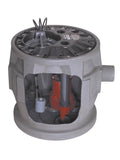 4/10 HP Sewage Pump System - 115V - 3-Inch Discharge - 24-Inch x 24-Inch Basin J111382