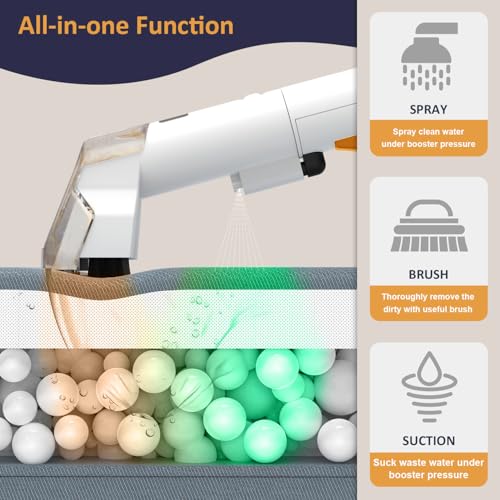 Portable Carpet & Upholstery Spot Cleaner Machine with Brushhead and Solution Z1436