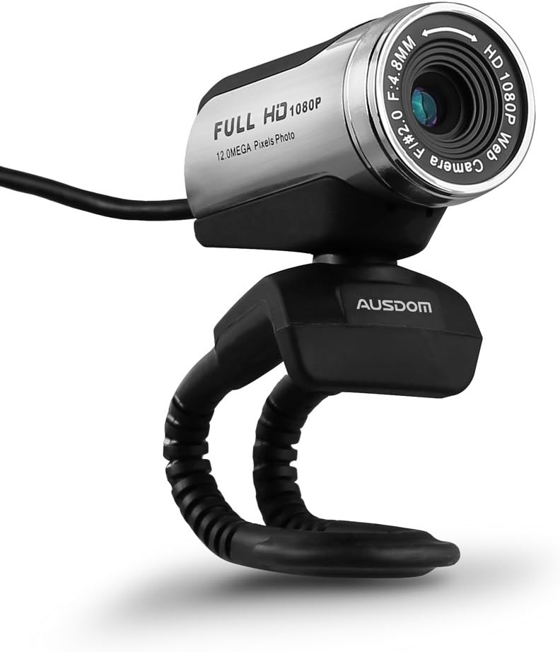 HD Webcam 1080P with Microphone, USB Desktop Laptop Web Camera 12.0MP, Auto Exposure, Pack of 2 A1890