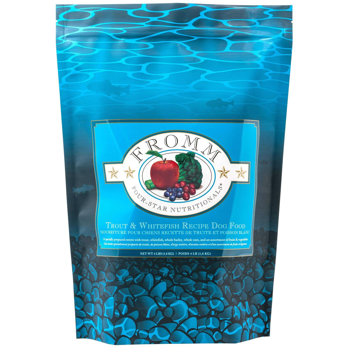 Trout & Whitefish Dry Dog Food B8033