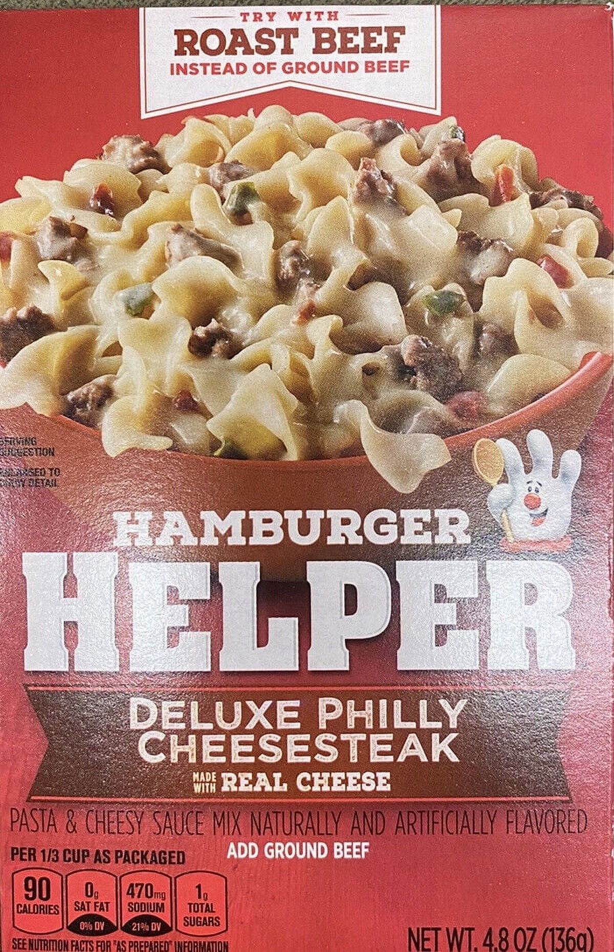 Hamburger Helper Philly Cheesesteak Mix 4.8 oz 2 Pack T6375